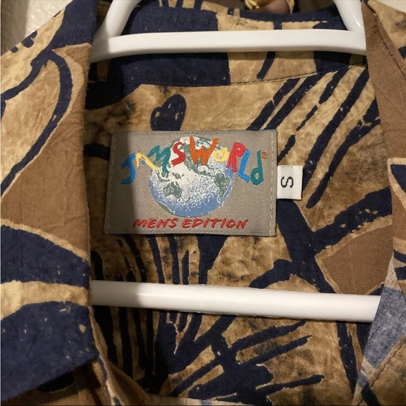 Jams World Brown and Blue Floral Casual Shirt - Picture 2 of 5